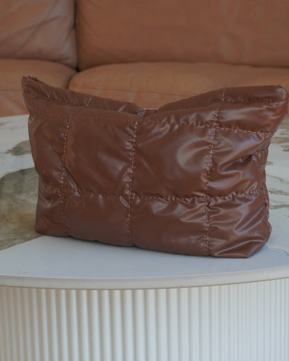 Espresso Quilted Case | Kosmetiktaske